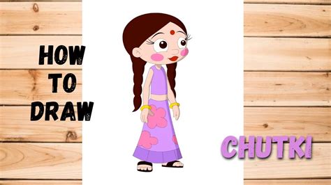 chutki drawing easy|How To Draw Chutki .